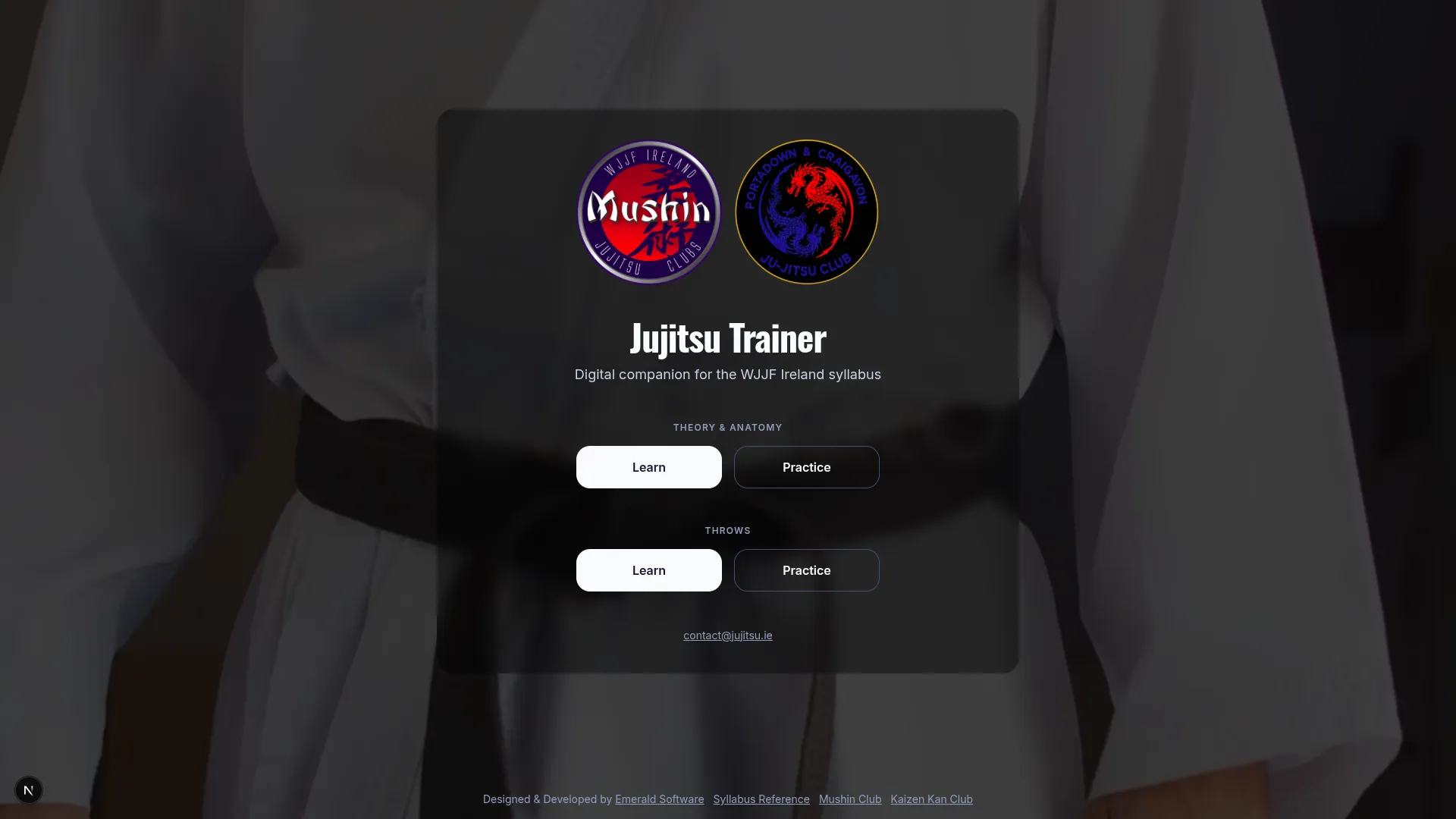 Mushin Jujitsu Trainer app